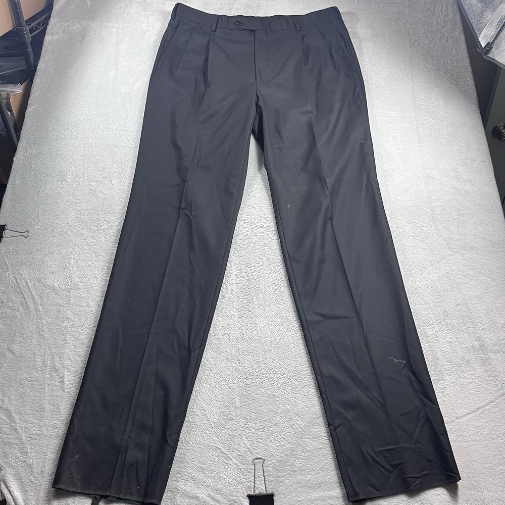 Brooks Brothers 1818 Madison Wool Dress Pants 46x40 Taupe Pleated‎ NWT